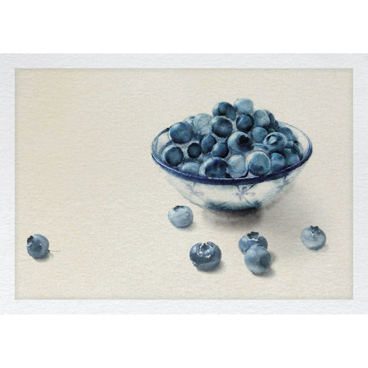 Postkarte – Heidelbeeren
