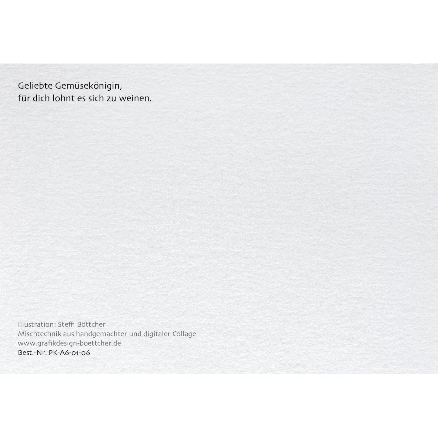 Postkarte – Zwiebel