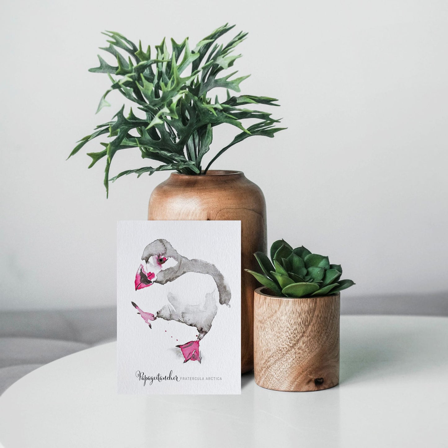 Postkarte – Papageitaucher