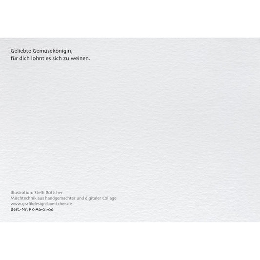 Postkarte – Zwiebel