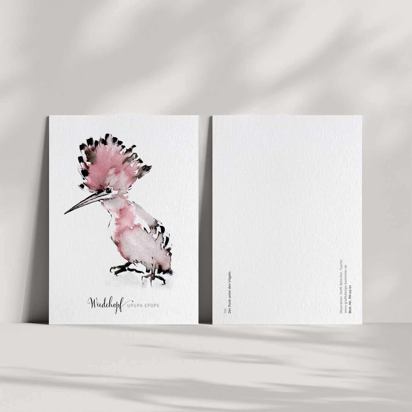 Postkarte – Wiedehopf