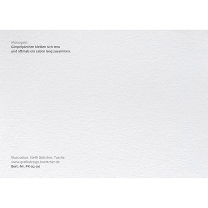 Postkarte – Gimpel