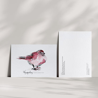 Postkarte – Haussperling